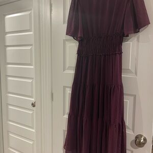 Taylor Deep Purple Maxi Dress